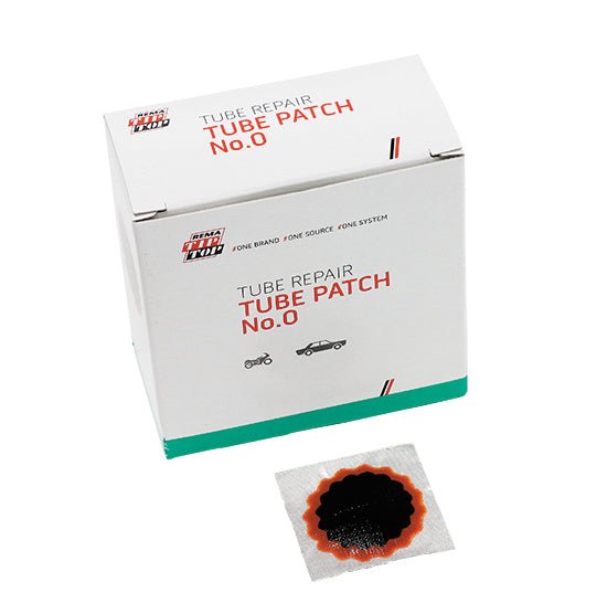 REMA REM-0 Tube Patch, 1-1/4" Round, Red Edge (100 Box)