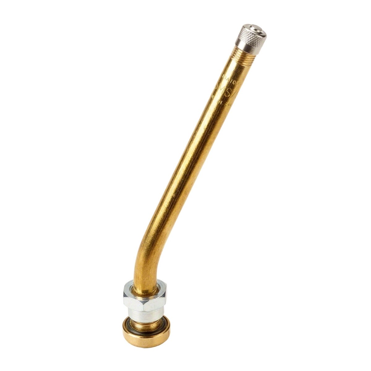 MT-RSR WG-115MS-B 115 MS Brass Truck Tire Valve, 27° Bend, 25-Pack
