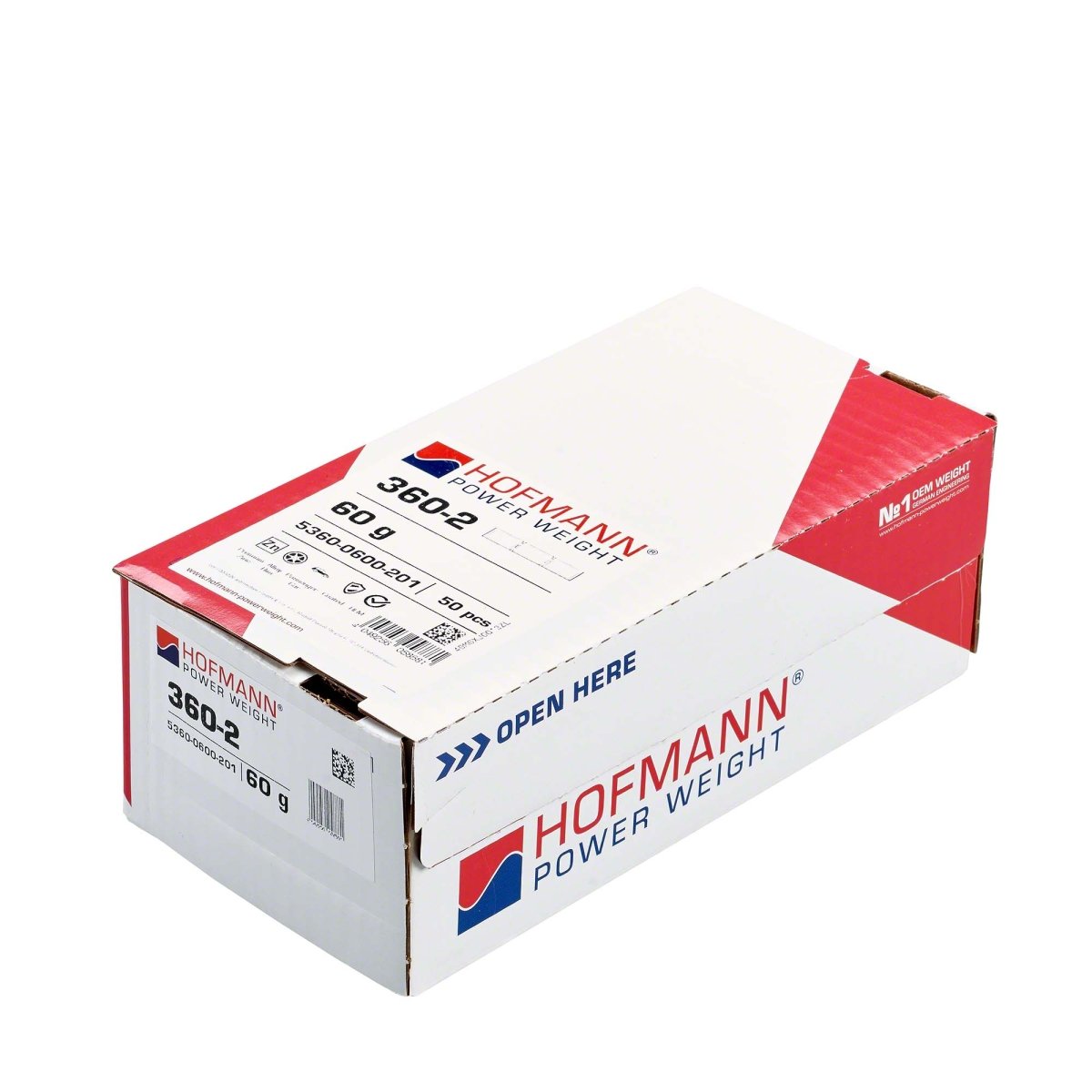 Hofmann Power Weight WW-WG-360-60 Adhesive Wheel Weights, Type 360, 60g, Box of 50