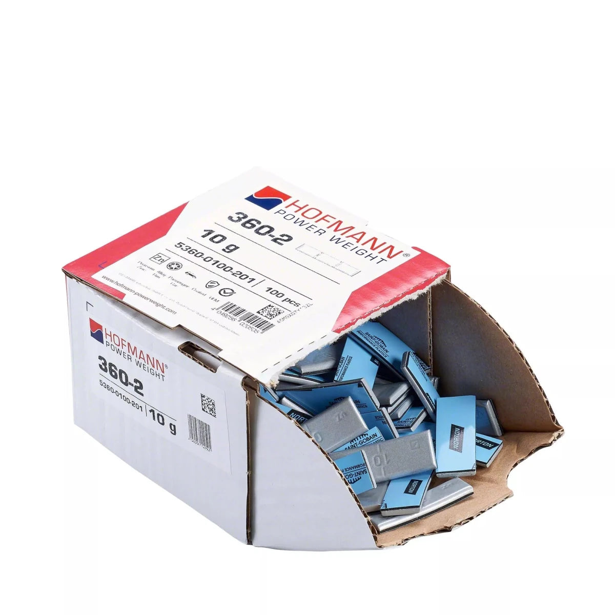 Hofmann Power Weight WW-WG-360-10 Adhesive Wheel Weights, Type 360, 10g, Box of 100