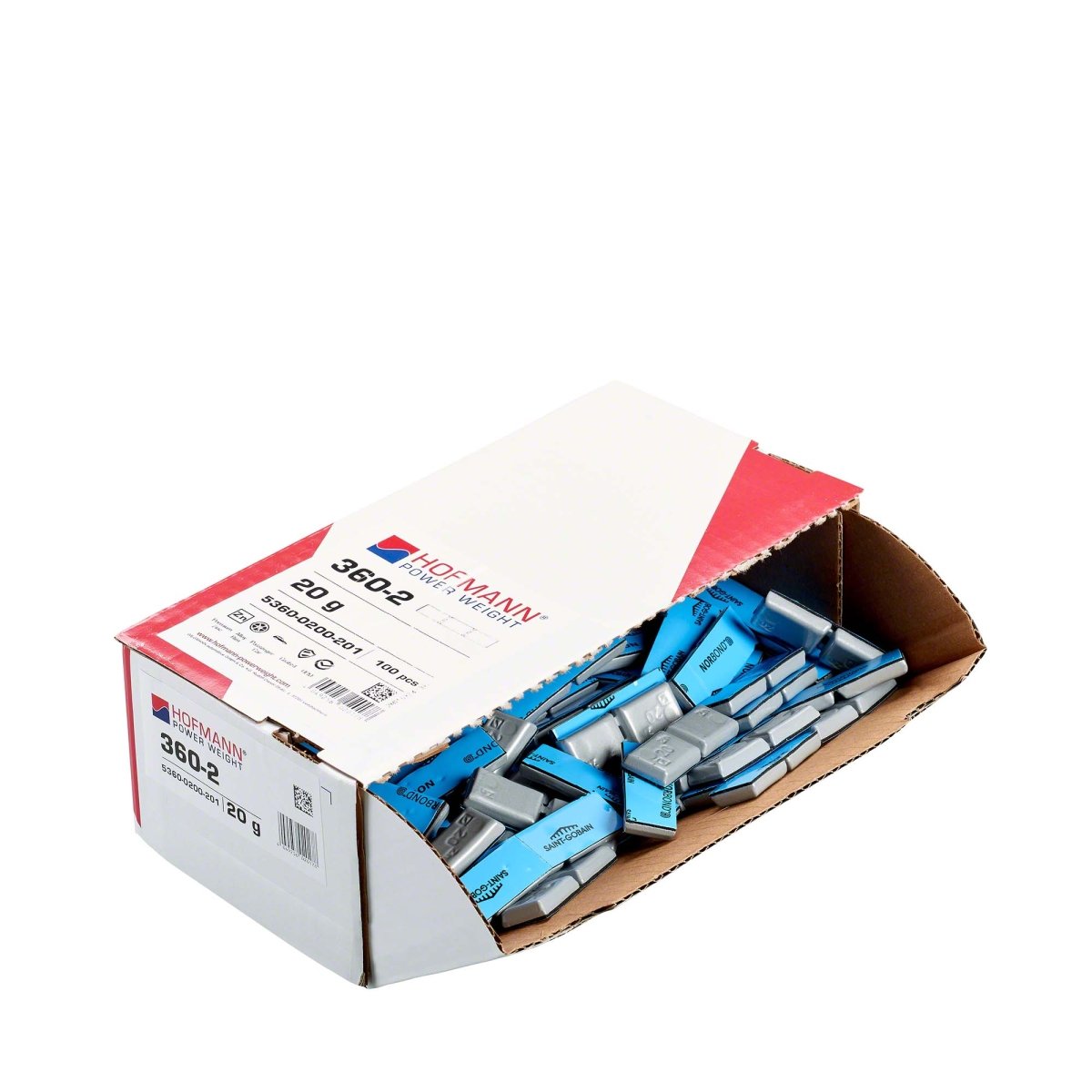 Hofmann Power Weight WW-WG-360-20 Adhesive Wheel Weights, Type 360, 20g, Box of 100