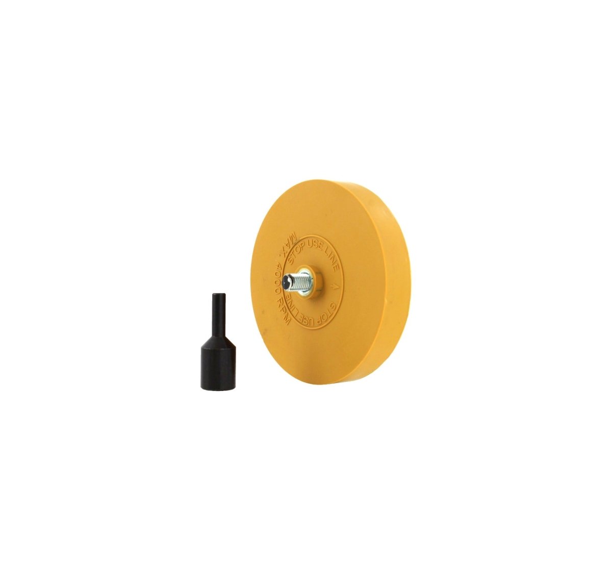 MT-RSR 14-ERWHEEL Eraser Wheel, Adhesive & Decal Remover, 3.5" Diameter, 1/4" Shank