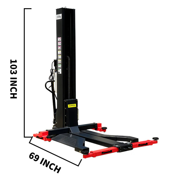 Katool KT-SPL700 7,000lbs Single Post Lift