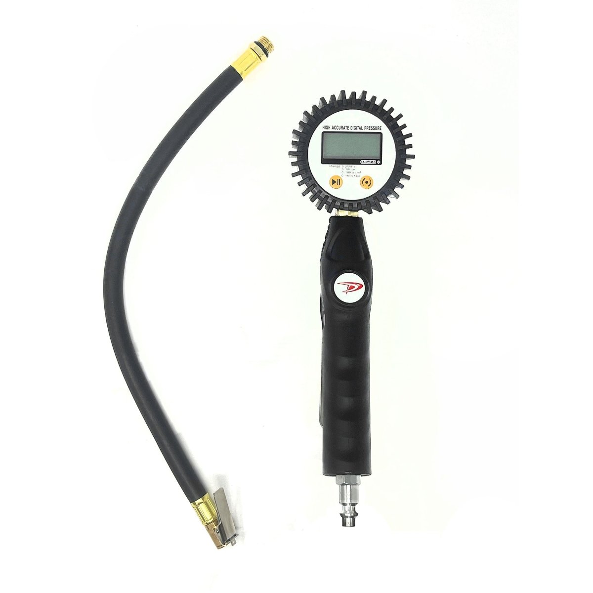 MT-RSR 14-89001 Digital Air Tire Inflator, Dual Chuck, LCD Screen, Ergonomic Grip