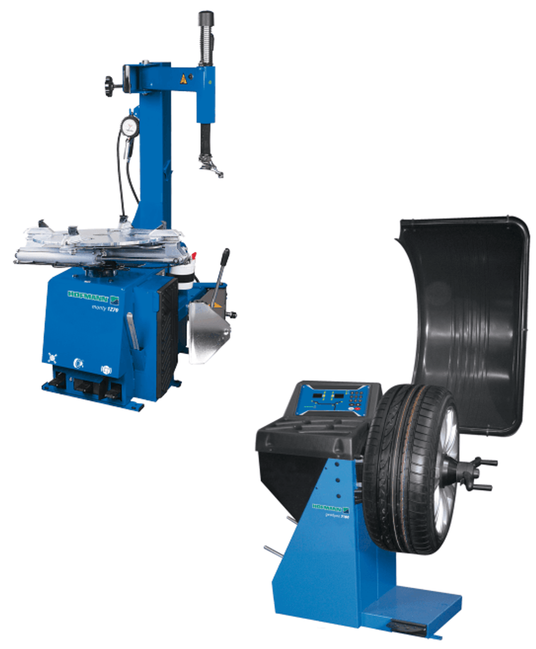 Hofmann COMBO Monty 1270 Tire Changer + Geodyna 7100 Wheel Balancer