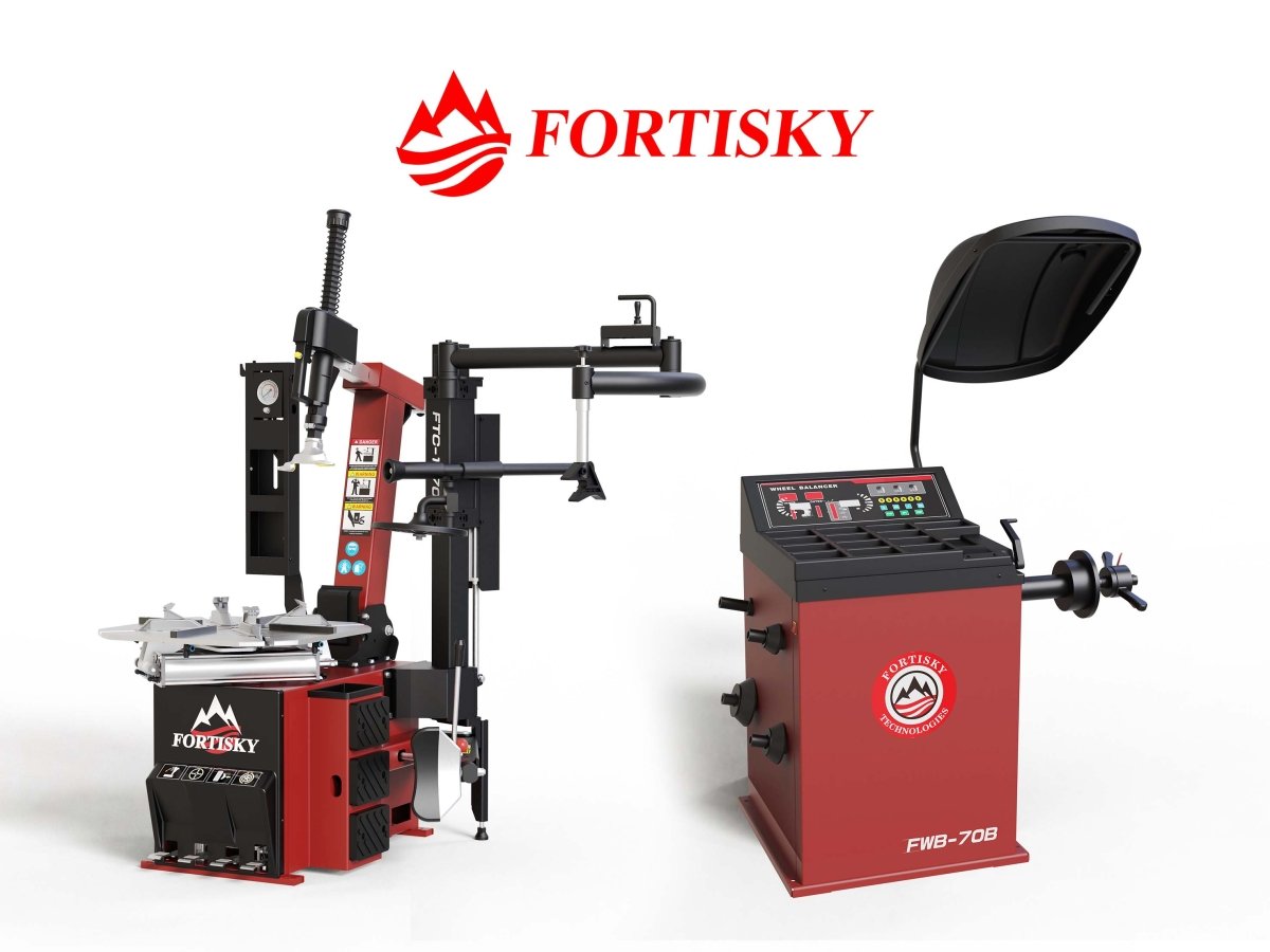 Fortisky 1670-70B Combo 28" Tilt-Back Tire Changer & 24" Wheel Balancer