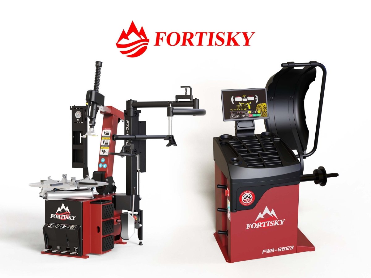 Fortisky 1670-8823 Combo 28" Tilt-Back Tire Changer & 2D Laser Balancer