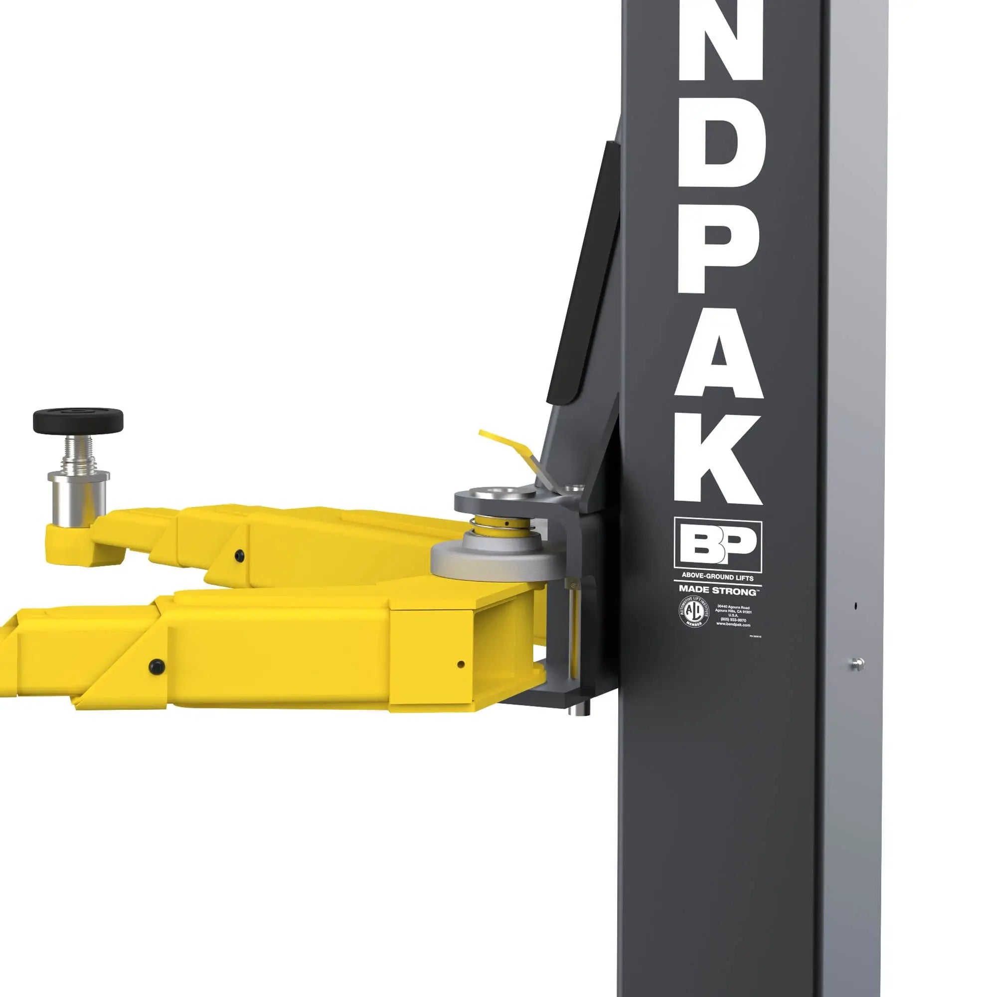 BendPak 12APF Two-Post Car Lift for Garage - 12,000 lb - Open-Top Low Ceiling