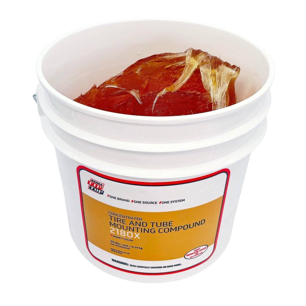 REMA REM-2180X Tire Mounting Compound, Concentrated, Honey Formula, 25 lb Pail