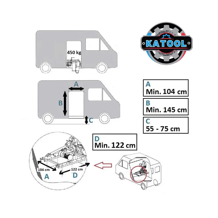 Katool KT-308 Mobile Tire Changer