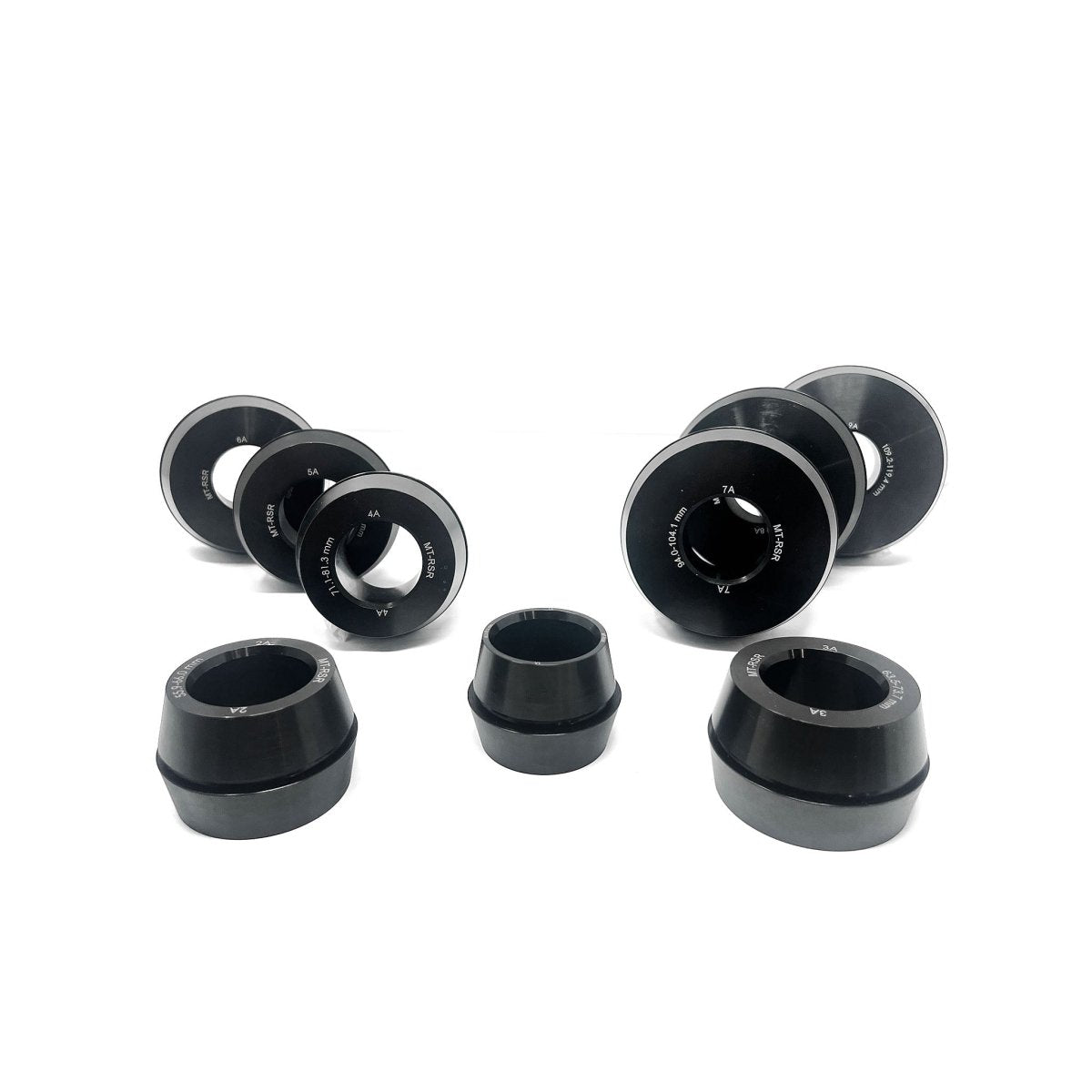 MT-RSR 3100-40 Low Tapered Collet Set, USA Made, 9 Pcs, 40MM Bore, Fits Haweka, Snap-on, John Bean