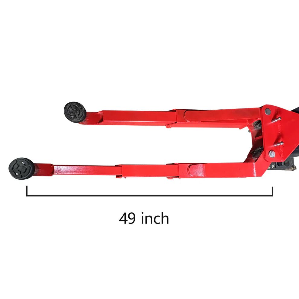 Katool AS110D – Two-Post Lift (11,000 lb, Asymmetric)