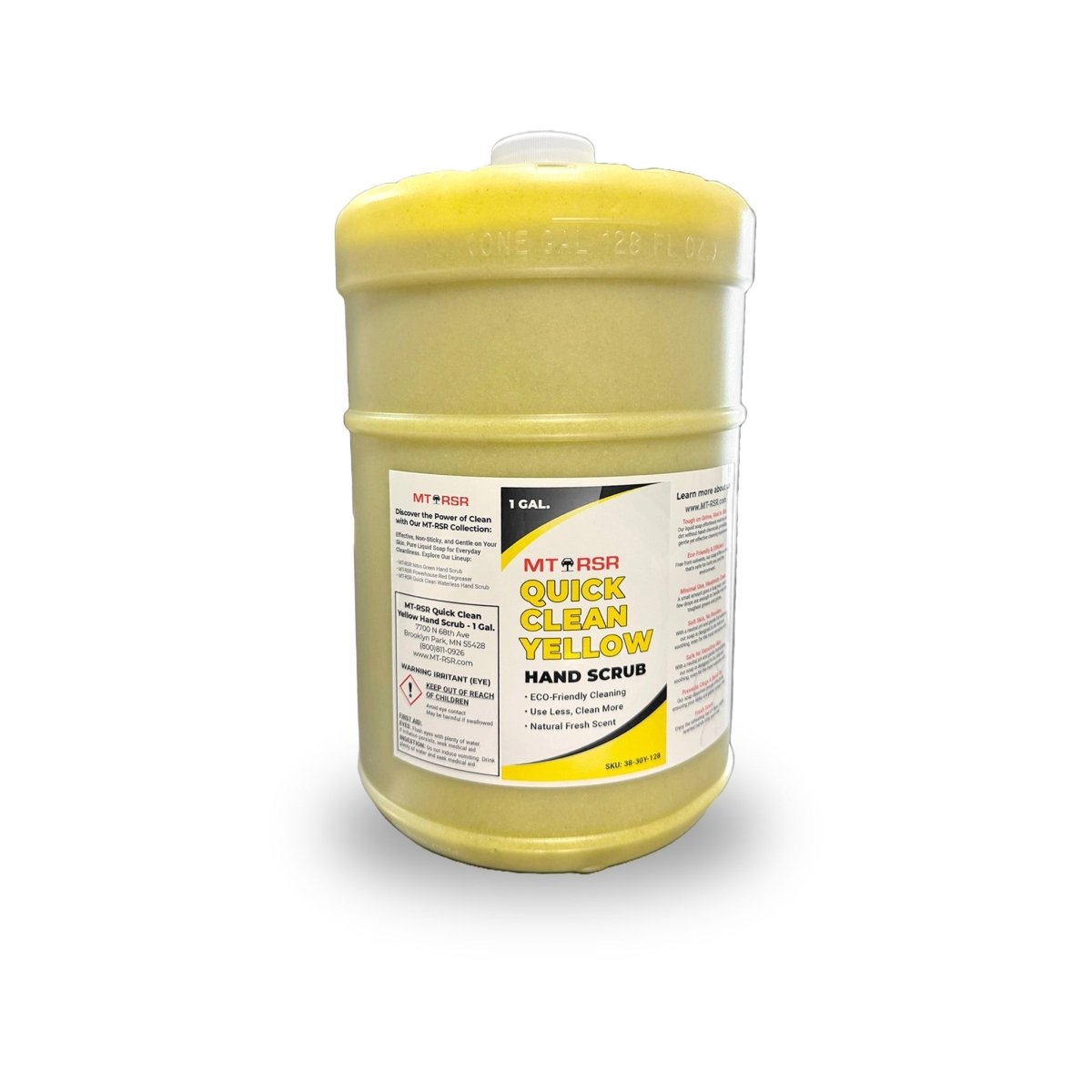 MT-RSR 38-30Y-128 Quick Clean Yellow Hand Scrub, 1 Gallon