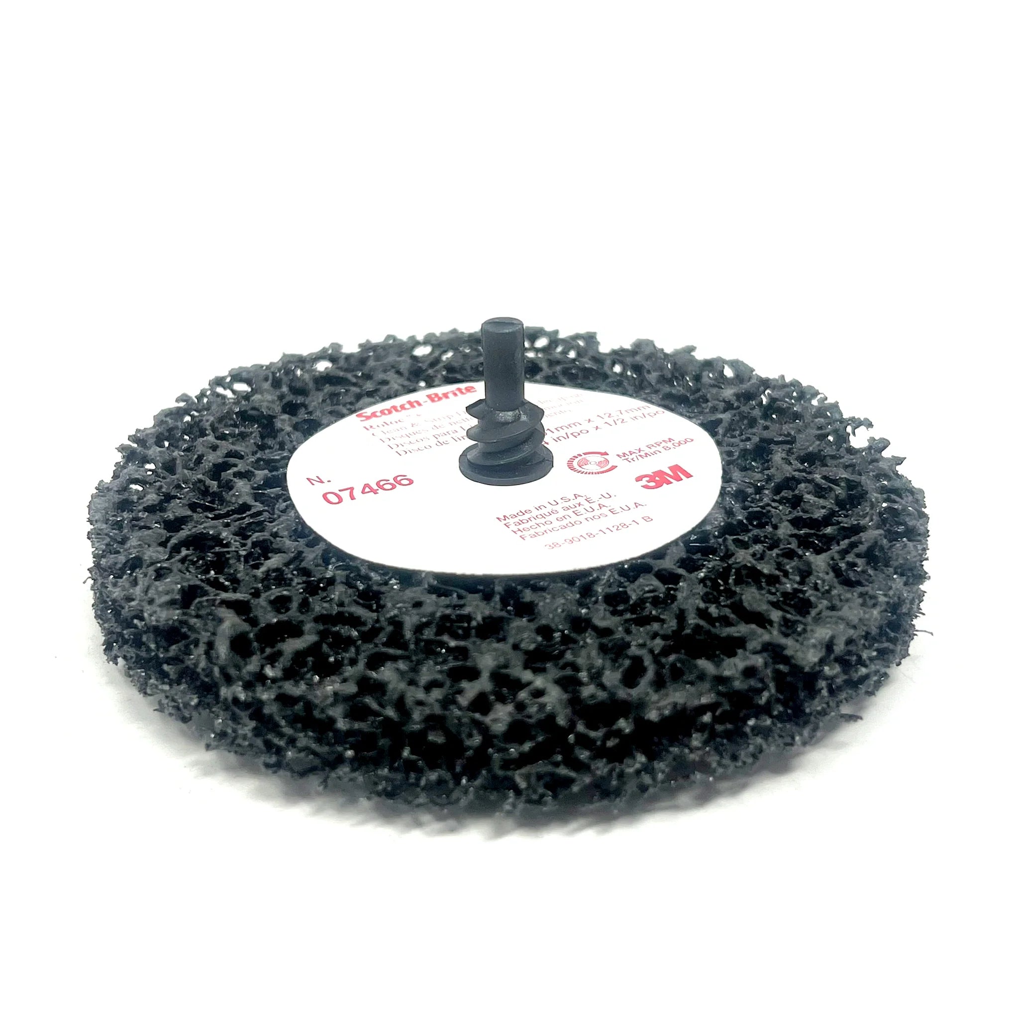 3M 07466 Scotch-Brite Roloc Clean N Strip Disc, 4 in x 1/2 in, Each