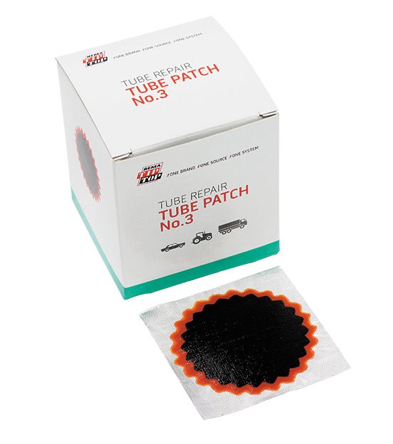 REMA REM-3 Tube Patch, 2" Round, Red Edge, 30 Boxes