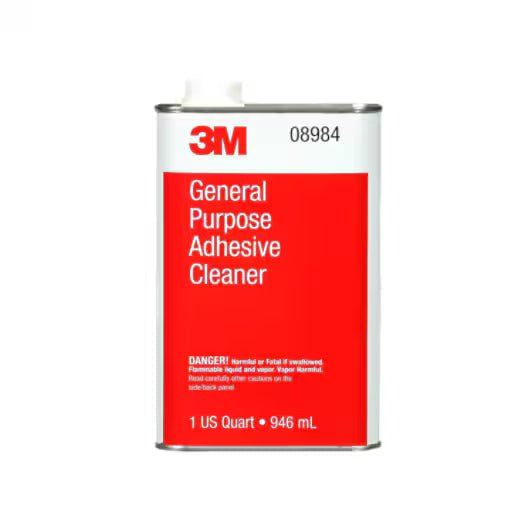3M 08984 General Purpose Adhesive Cleaner, 1 Quart