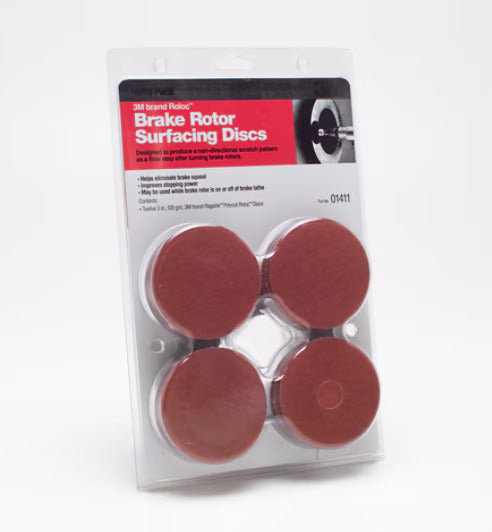 3M 01411 Roloc Brake Rotor Surface Disc Refill Pack, 12pk