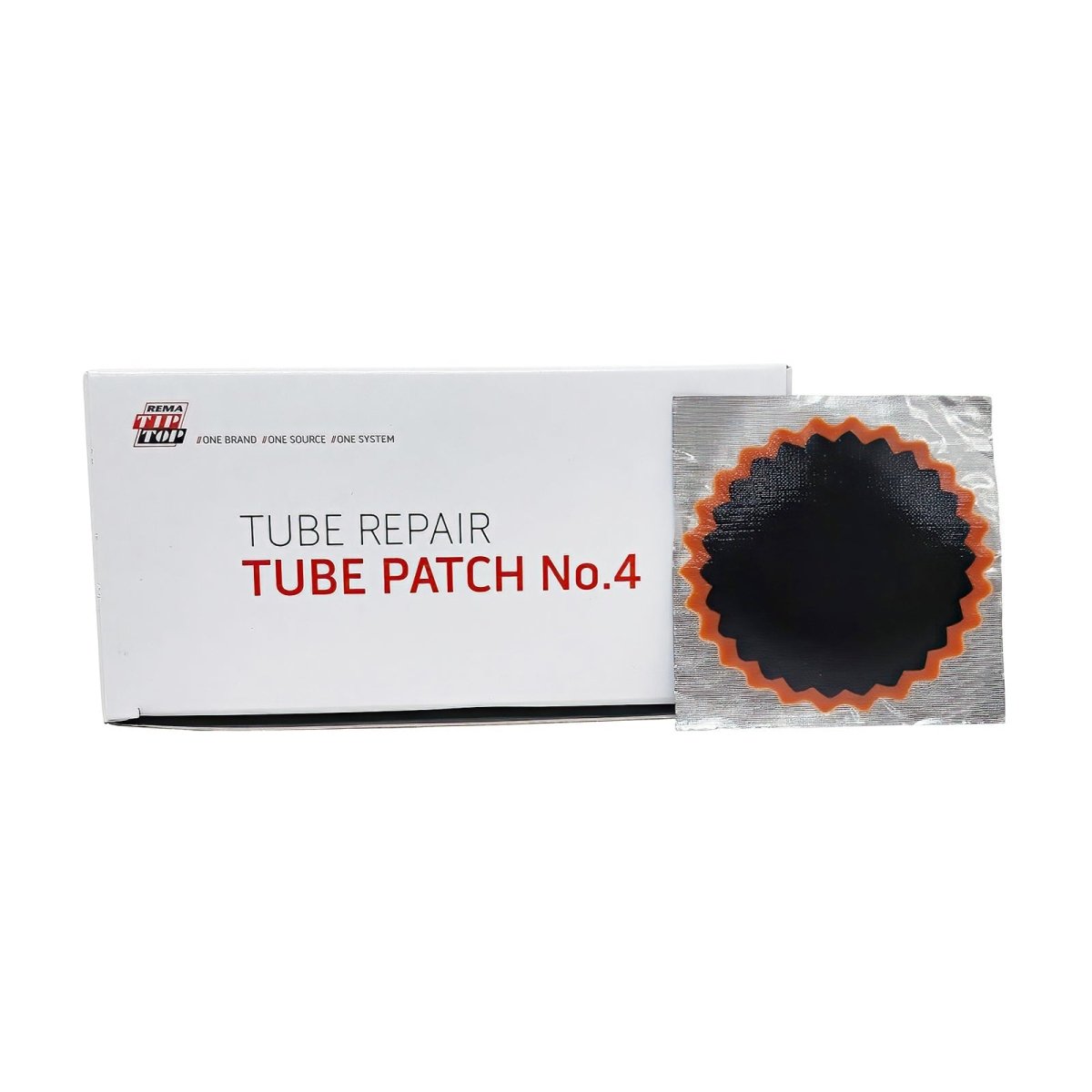 REMA REM-4 Tube Patch, 3" Round, Red Edge (30 bx)