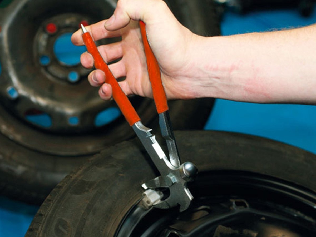 MT-RSR 14-51200 Wheel Weight Hammer Pliers, Nickel Finish