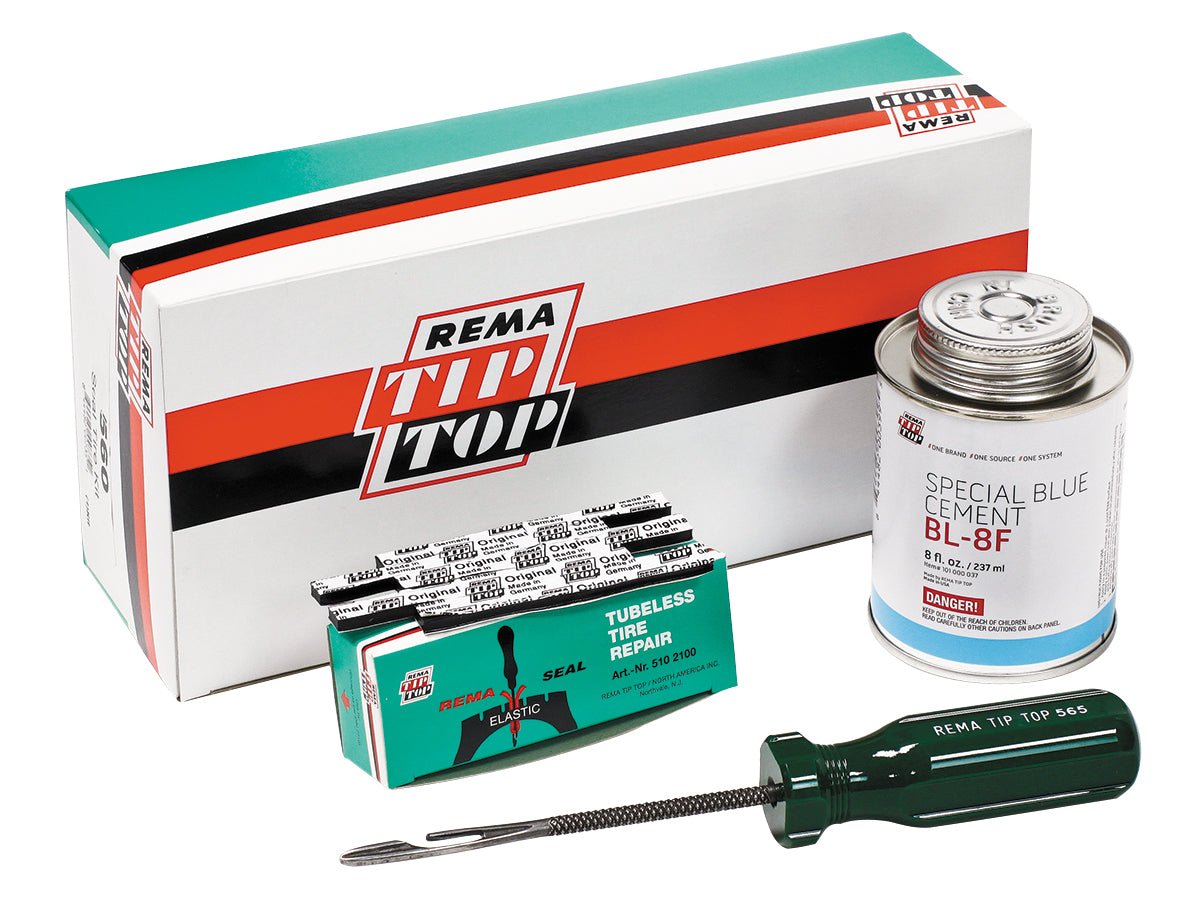 REMA REM-560 Tire Insert Repair Kit, Includes 561 Inserts, BL-8 Glue & 565 Insertion Tool