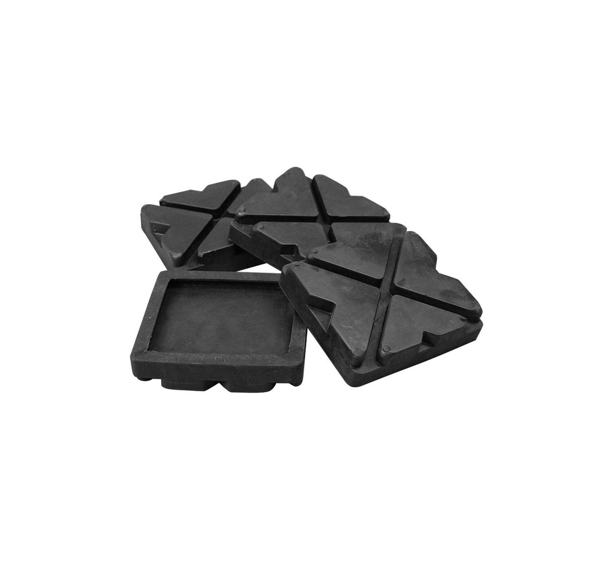 MT-RSR 6517-4 Rectangular Rubber Arm Pad, 4-1/2" x 4" (Pack of 4)
