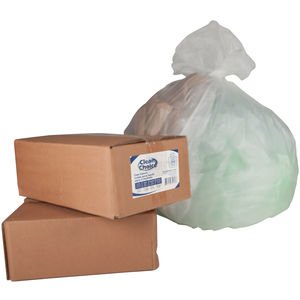 MT-RSR 38-2016-1000 Clear HDPE Can Liner, 12-16 Gal, 8 Micron, Box of 1,000