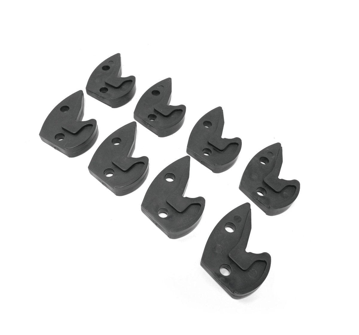 MT-RSR 716108 Grip Max Coats Jaw Inserts, 8PK, Black, Rim Clamp Compatible