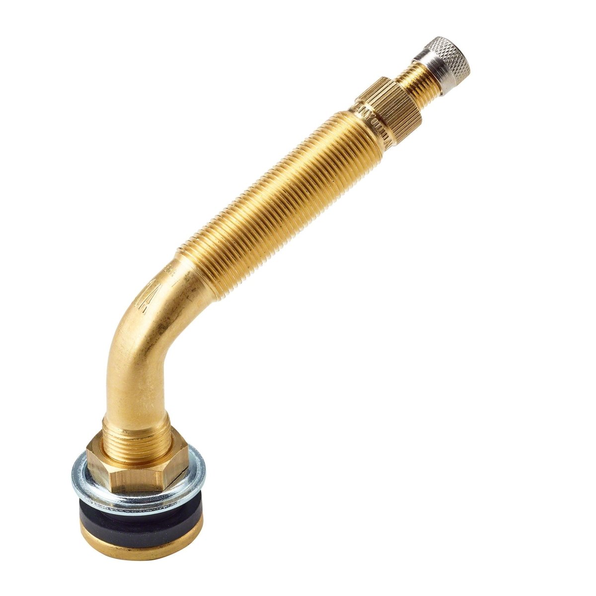 MT-RSR TR621-25 Air/Liquid Clamp-In OTR Valve, 65° Bend, 0.625" Bore, Bag of 25