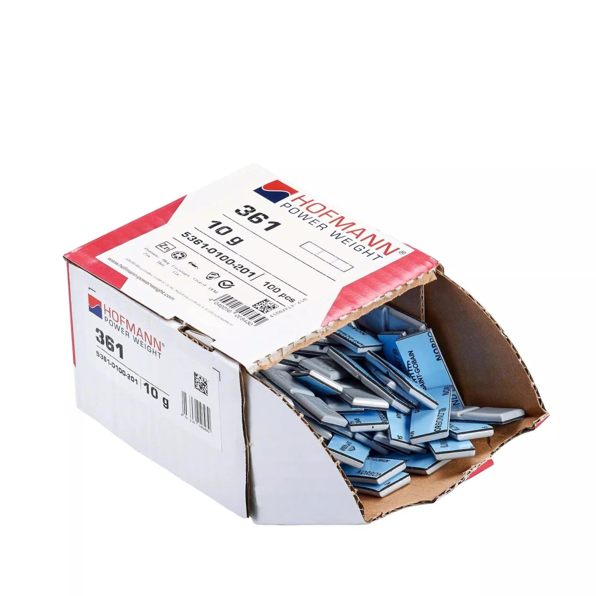Hofmann Power Weight WW-WG-361-10 Adhesive Wheel Weights, Type 361, 10g, Box of 100