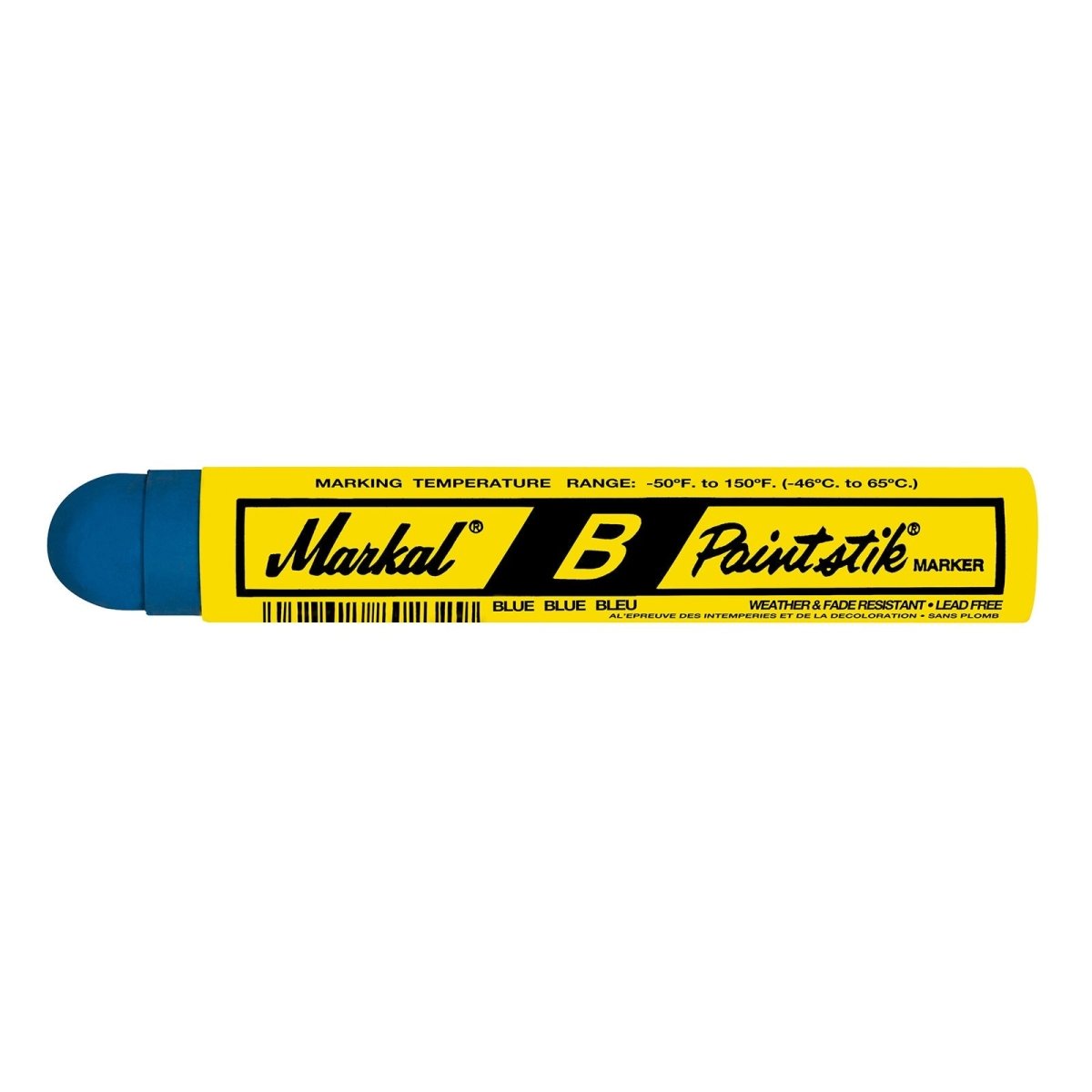 REMA REM-80225-BOX Paint Marker Stick, Blue, 3/4" Round, Box of 12