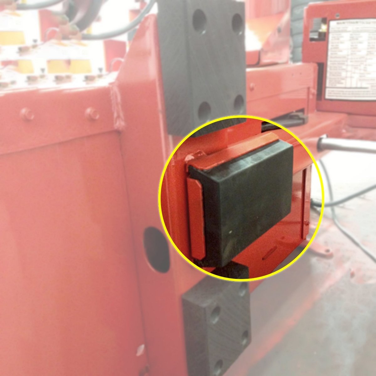 MT-RSR 81855 Large BB Center Rubber Pad, For Coats Tire Changers