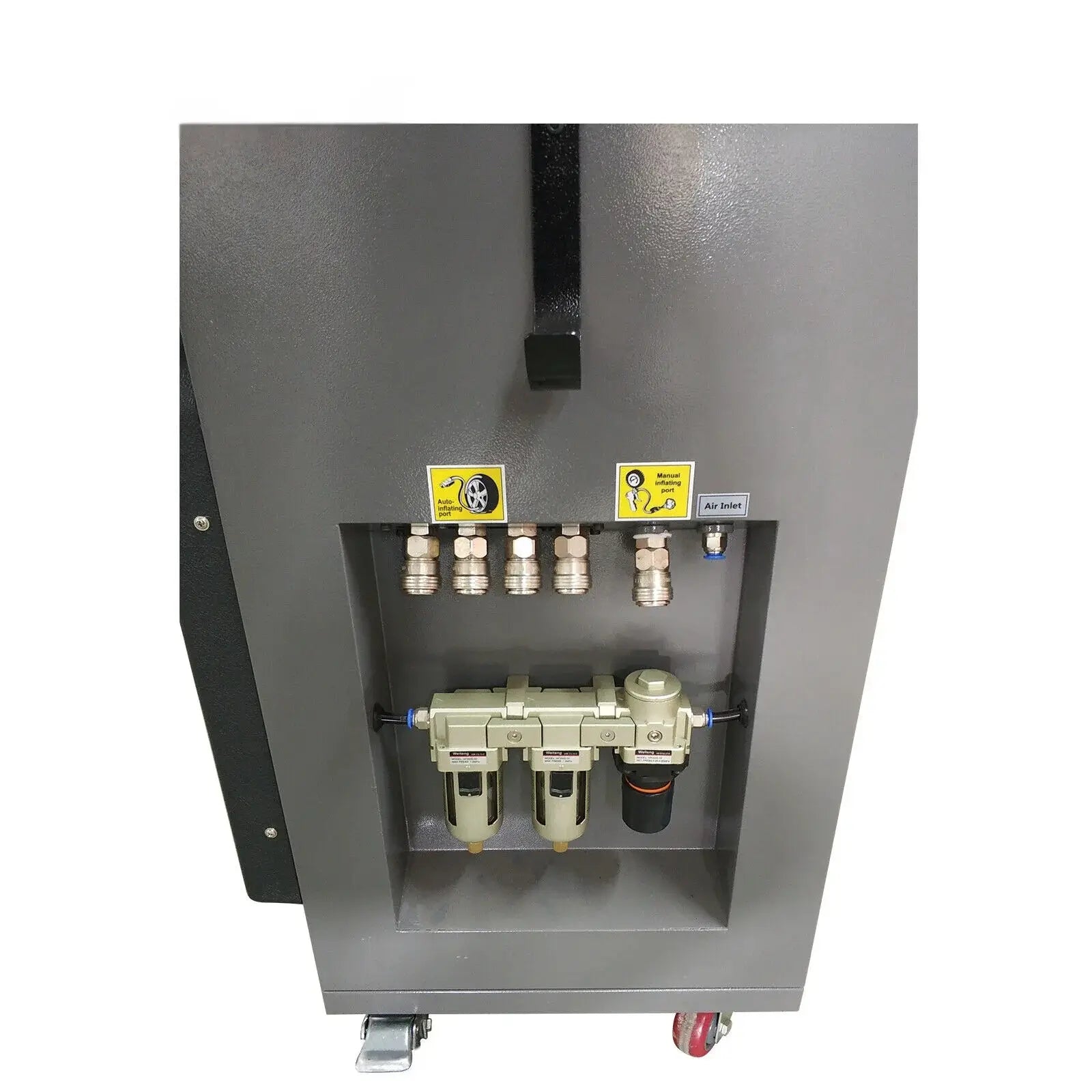 Rear view of Katool KT-N80 showing power ports and air hose connections