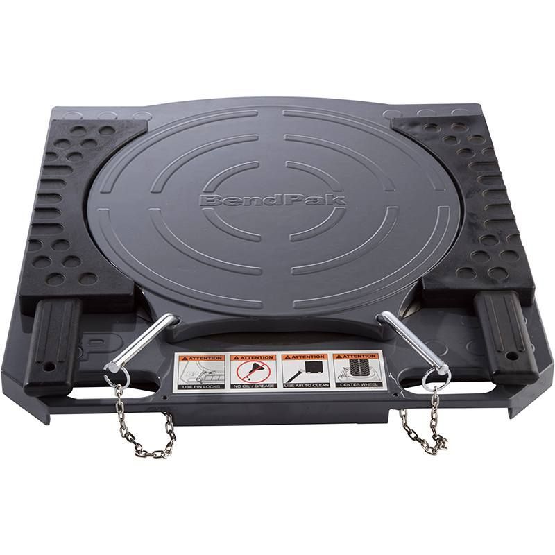 BENDPAK 5700236 Aluminum-Stainless Deluxe Alignment Turnplates | Set of Two 18.5 x 18.6