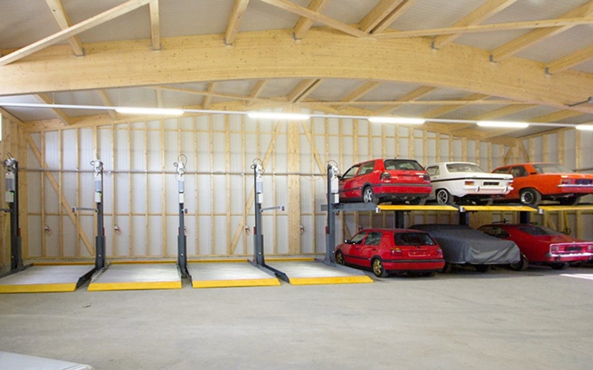 BendPak PL-6000DCX Two-Post Parking Lift - 6,000 lb - Wide Shared Columns