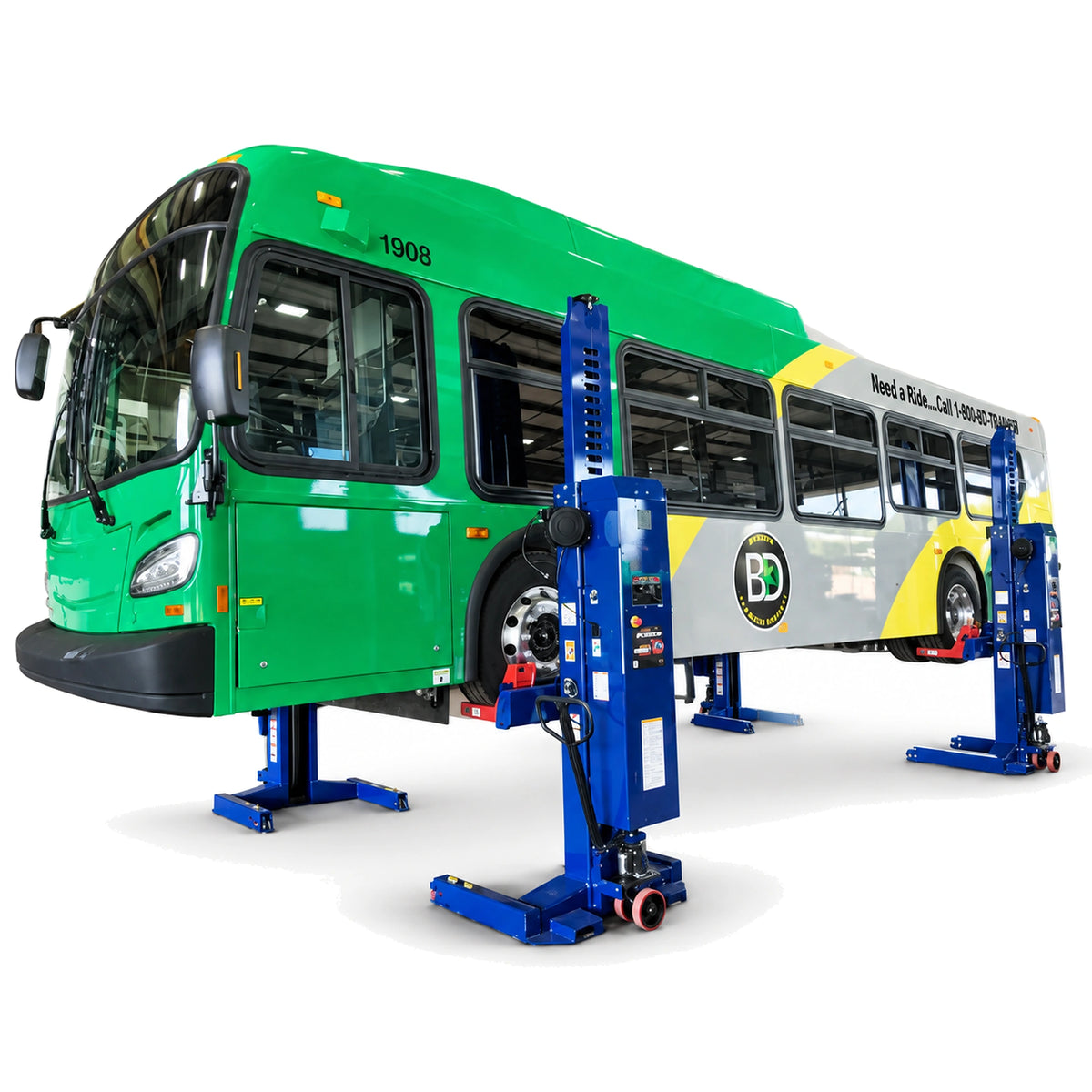 Challenger CLHM-190 Mobile Column Lift 19,000 lb Wireless