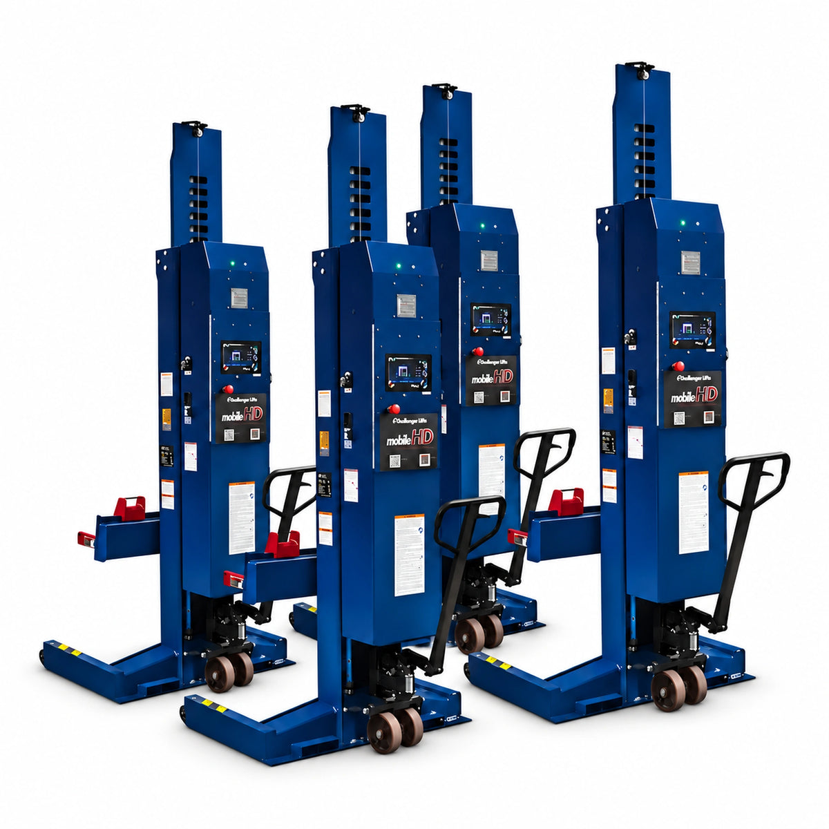 Challenger CLHM-190 Mobile Column Lift 19,000 lb Wireless