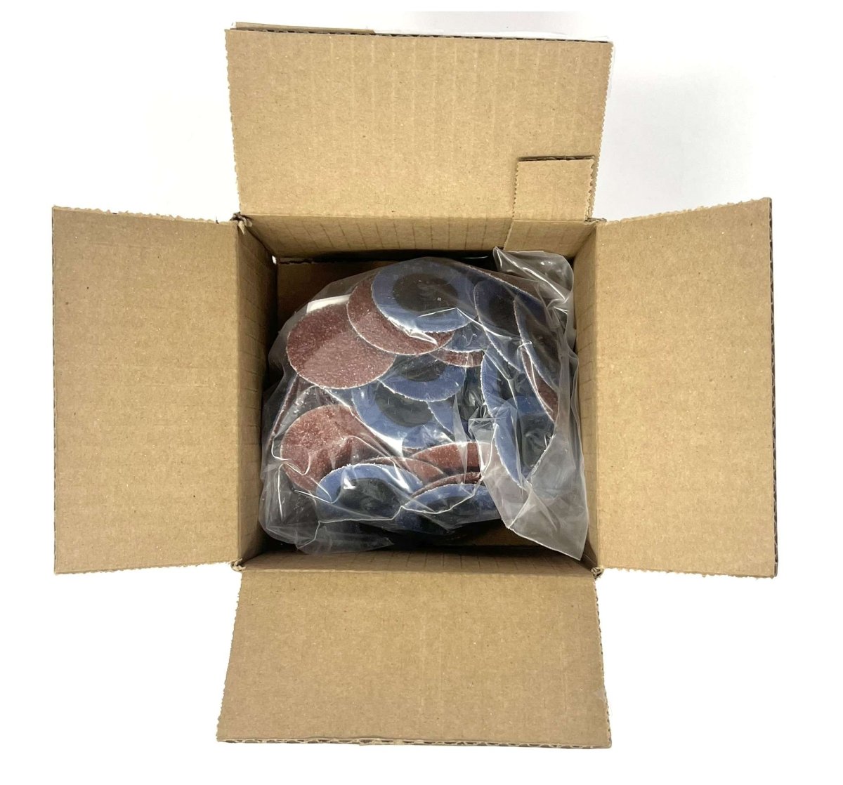 MT-RSR E-43220 2" Quick Change Aluminum Sanding Disc, 24 Grit, 50-Pack