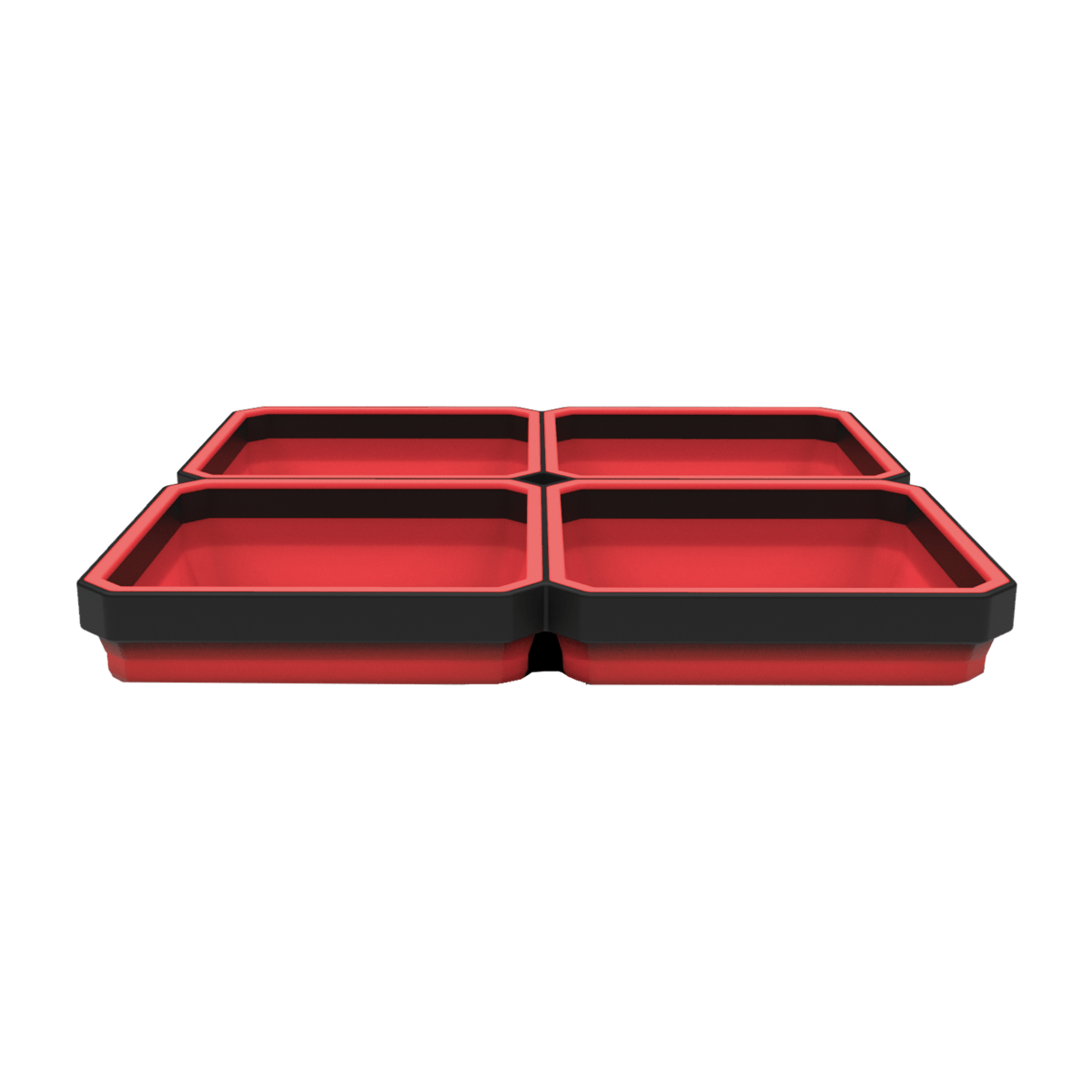EZ-RED EZR-MT Expandable Magnetic Parts Tray, Red, 4.25" Wide