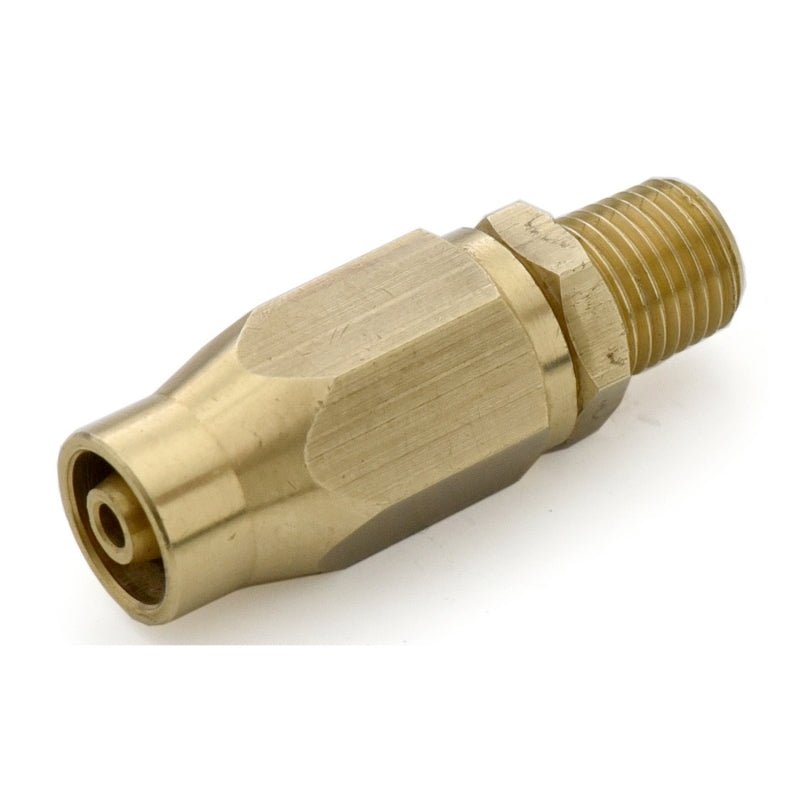 BLU-BIRD FFFX38 Air Hose Repair Fitting, 3/8" ID, 1/4" Barb, 1/4" MNPT