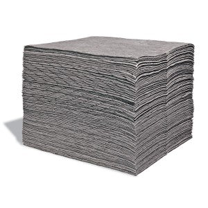 SPILLTECH ST-GPH Universal Absorbent Pads, 15" x 18", Contractor Grade, 100 pk