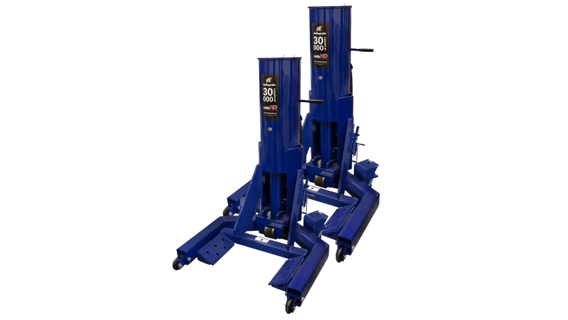 Challenger CLHM-MR20 20000 lb Air Wheel Lift System Low Ceiling Shops