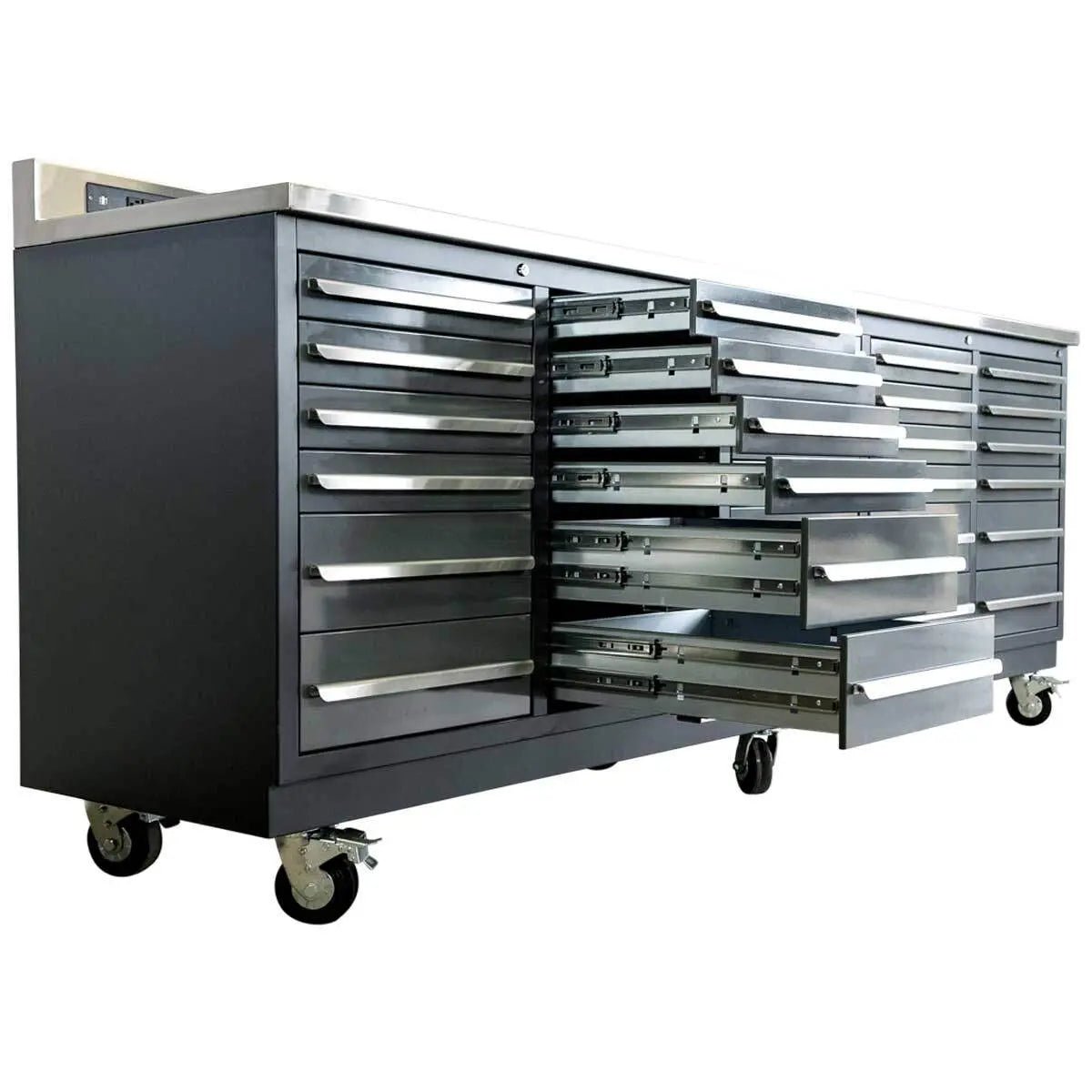 DRAGONFIRE TOOLS 30 Drawer Pro Series 9FT 4 1/4″ Workbench