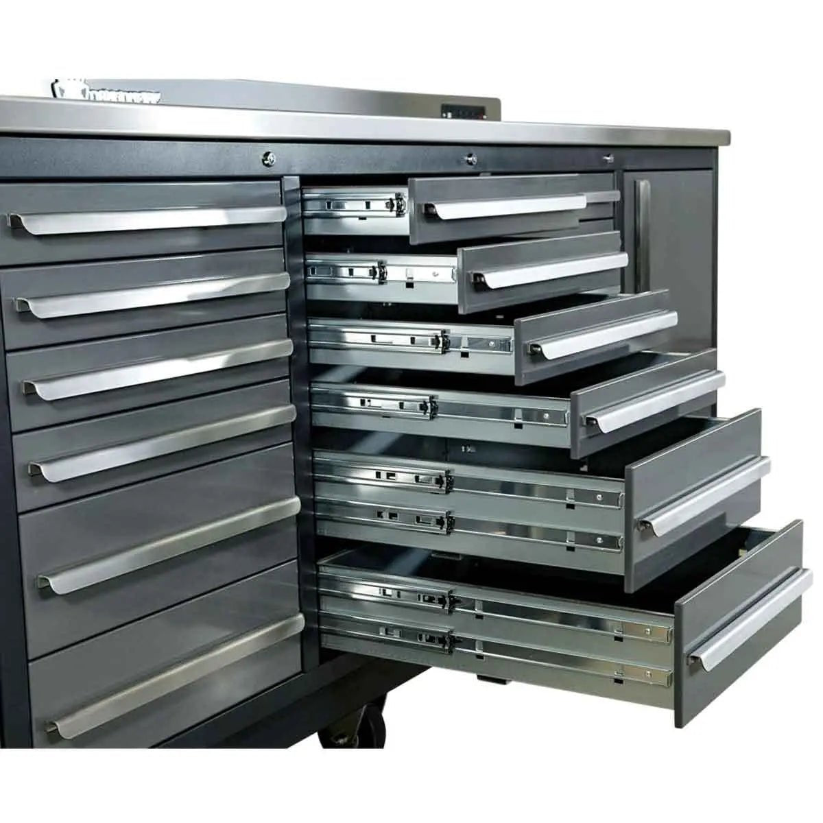 DRAGONFIRE TOOLS 18 Drawer Pro Series 9FT 4 1/4″ Workbench