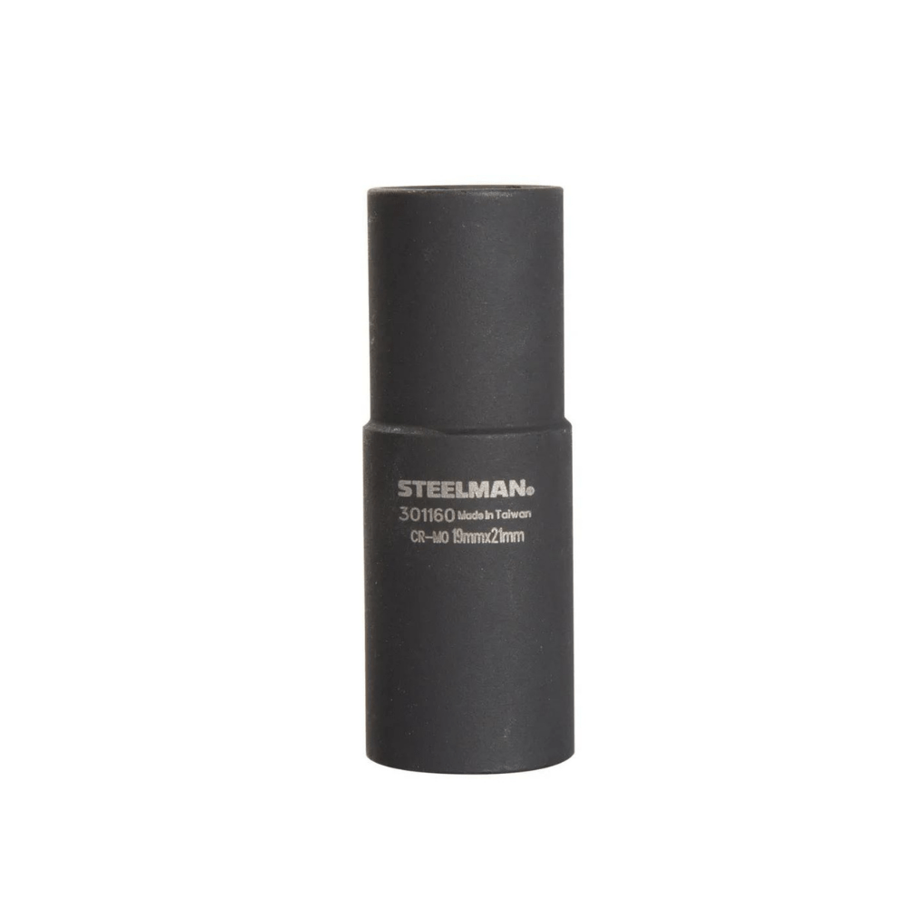 STEELMAN JS-301160 1/2" Drive – 19mm x 21mm Deep Flip Impact Socket