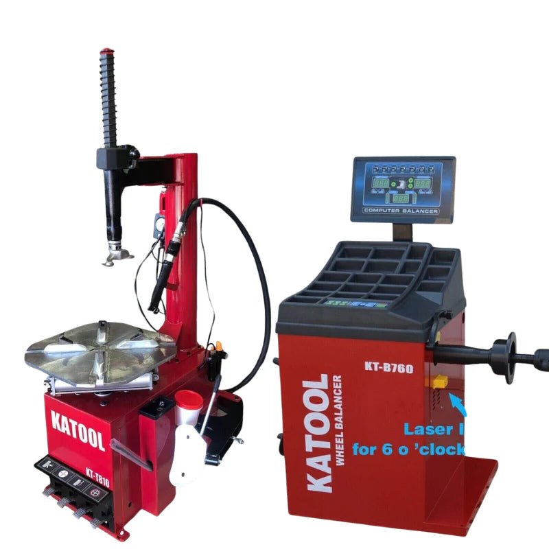 Katool KT-T810 + KT-B760 – Tire Changer + Wheel Balancer (Combo)