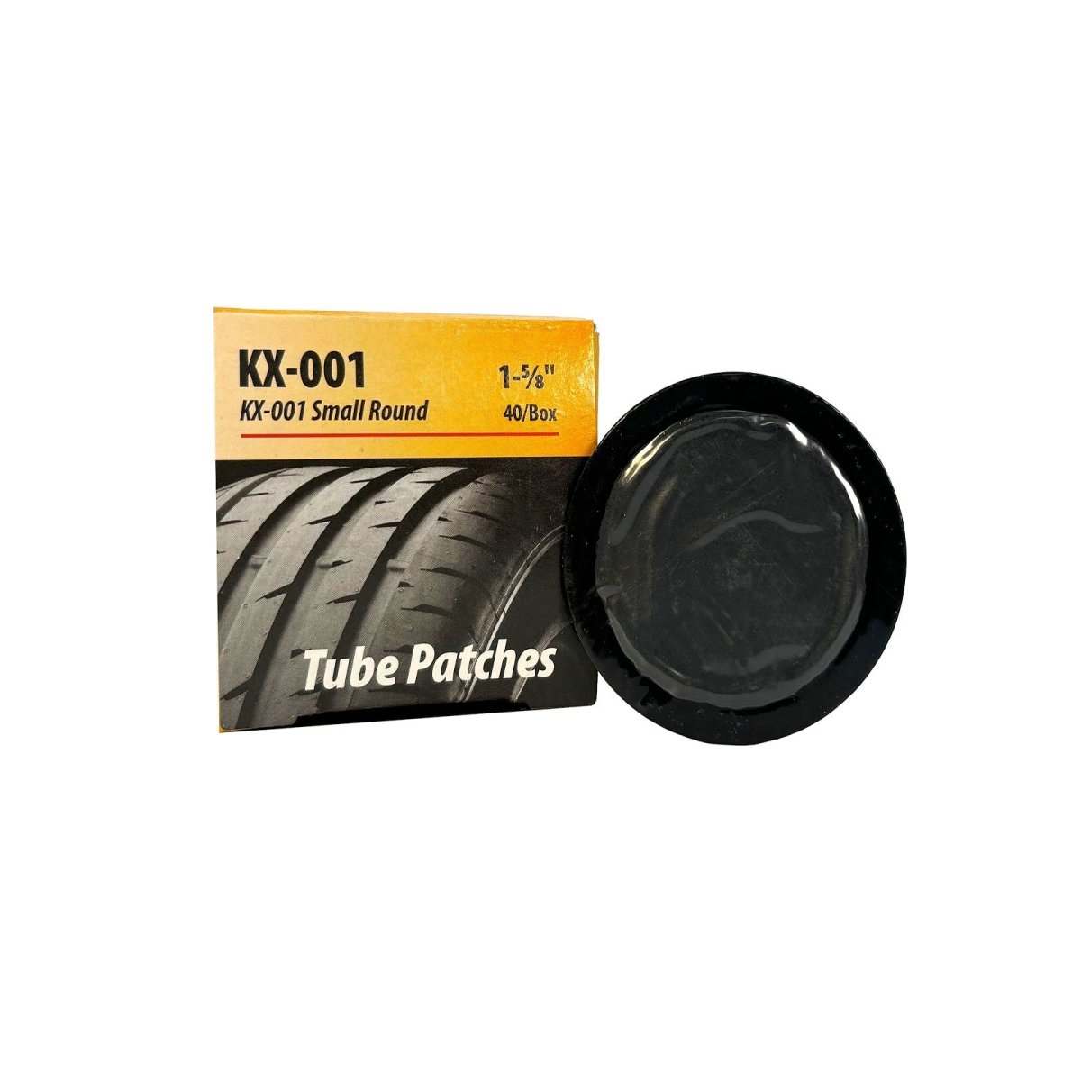 KEX KEX-001 Tube Patch, 1-5/8" Round (Box of 40)
