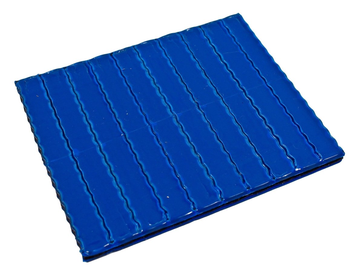 KEX KEX-311 Insert Tire Repair, 2-1/2" x 1/4", Sawtooth, Blue (50/Box)