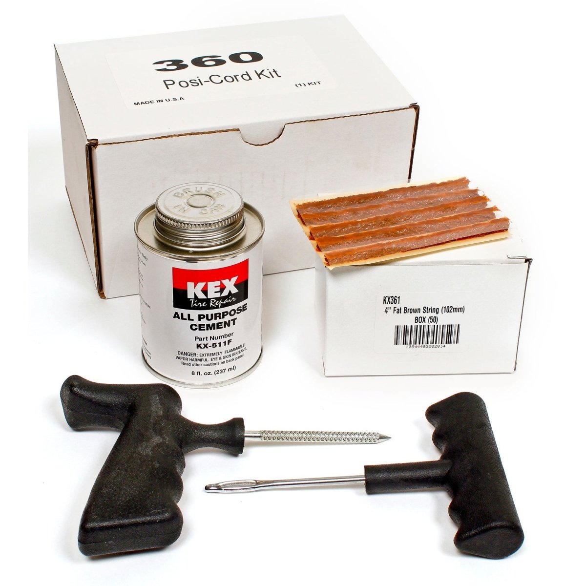 KEX KEX-360 String Repair Kit, 4" Fat Brown, Non-Highway Use