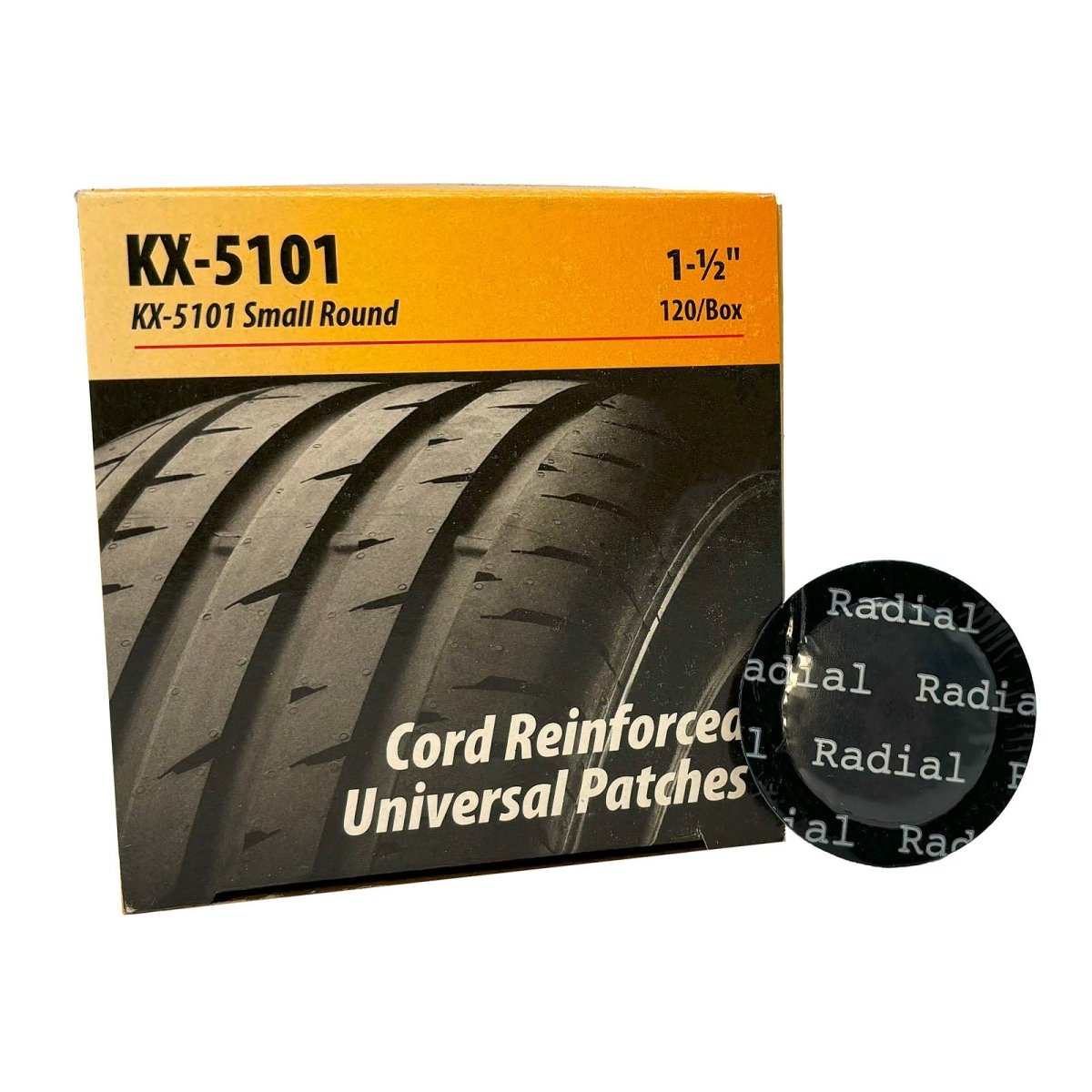 KEX KEX-5101 Radial Repair Unit, 1-9/16" Round, 1-Ply (120/Box)