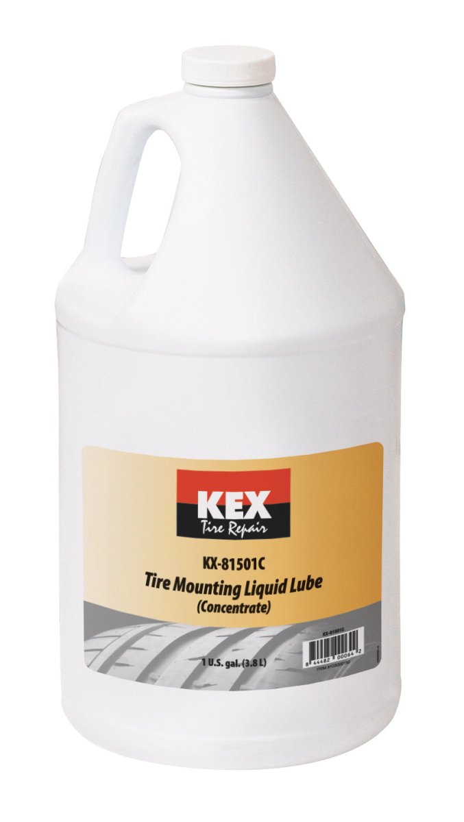 KEX KEX-81501C Tire Mounting Lube, Blue Tacky Liquid, 1 Gallon (Mix 3:1)